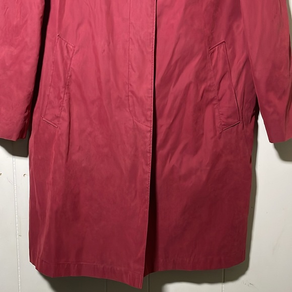 London Fog Red Women’s Classic Trench Coat - Picture 3 of 12